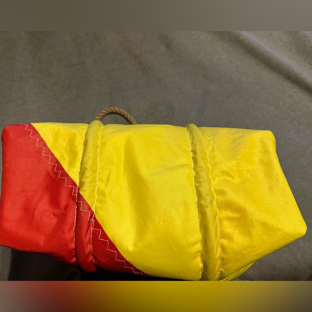 Sea Bags yellow and red md tote - Picture 2 of 5
